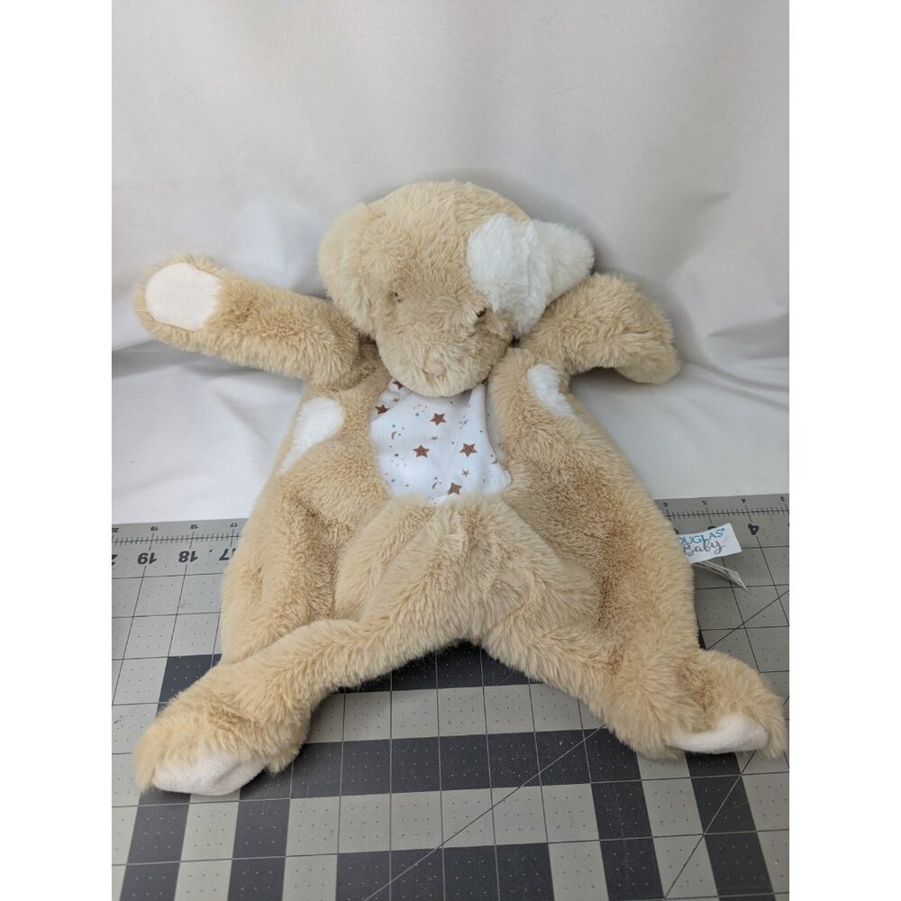 Douglas Baby Sshlumpie Lovey Dog Plush Tan Security Blanket 17 Inch 1452 Stuffed